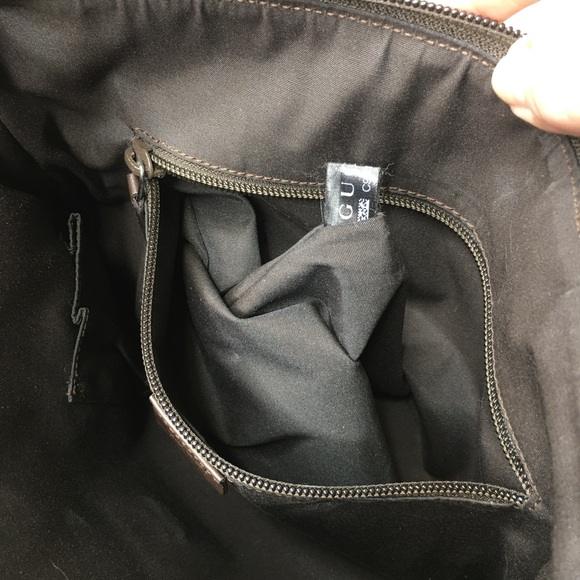 Authentic GUCCI unisex crossbody bag brown monogram canvas - Picture 14 of 15